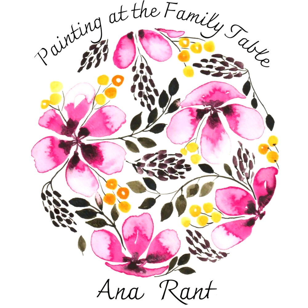 Painting at the Family Table — Ana Rant, logotip